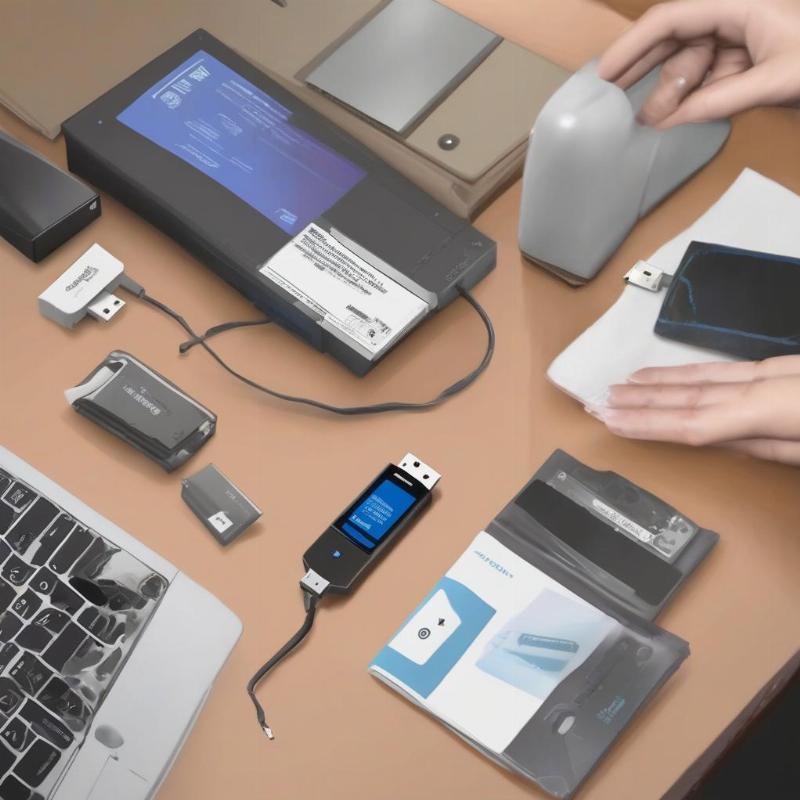 Người dùng đang sao lưu dữ liệu quan trọng và chuẩn bị USB boot trước khi cài đặt Windows 10 Pro tại nhà ở TP.HCM